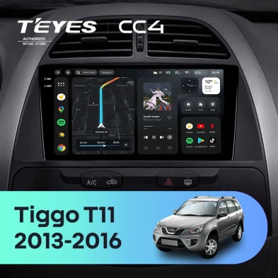 Штатная магнитола Teyes CC4 8/128 Chery Tiggo T11 FL (2013-2016)