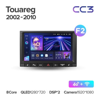 Штатная магнитола Teyes CC3 4/32 Volkswagen Touareg GP (2002-2010) F2