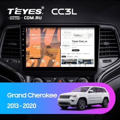Штатная магнитола Teyes CC3L 4/64 Jeep Grand Cherokee WK2 (2013-2020) F1
