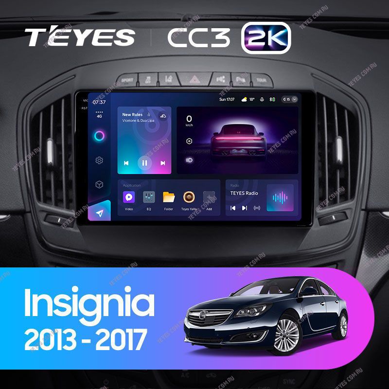 Штатная магнитола Teyes CC3 2K 4/64 Opel Insignia (2013-2017) Тип-A