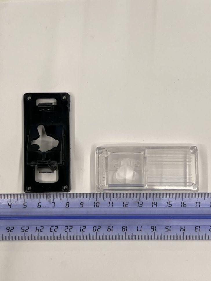 Адаптер под заднюю камеру в подсветку номера Toyota Prado 120, Land Cruiser 2002+(запаска под полом)