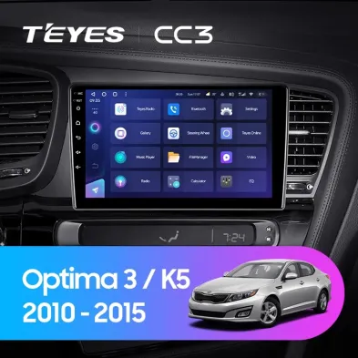 Штатная магнитола Teyes CC3 4/32 Kia Optima 3 TF (2010-2015) F1