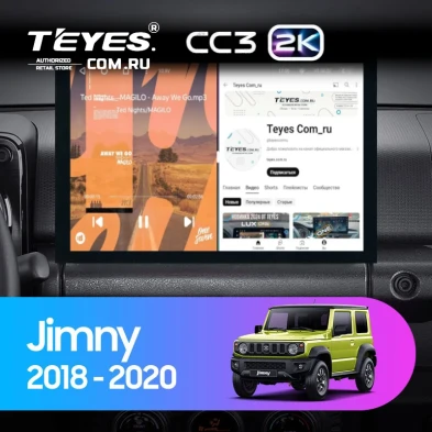 Штатная магнитола Teyes CC3 2K 4/32 Suzuki Jimny JB64 (2018-2020) (13")