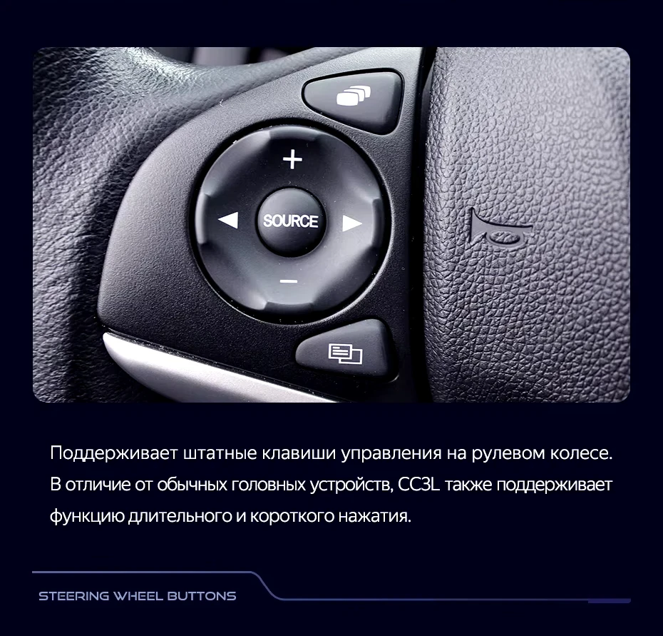 Штатная магнитола Teyes CC3L 4/64 Honda Jazz 3 (2015-2020) Тип-A Правый руль