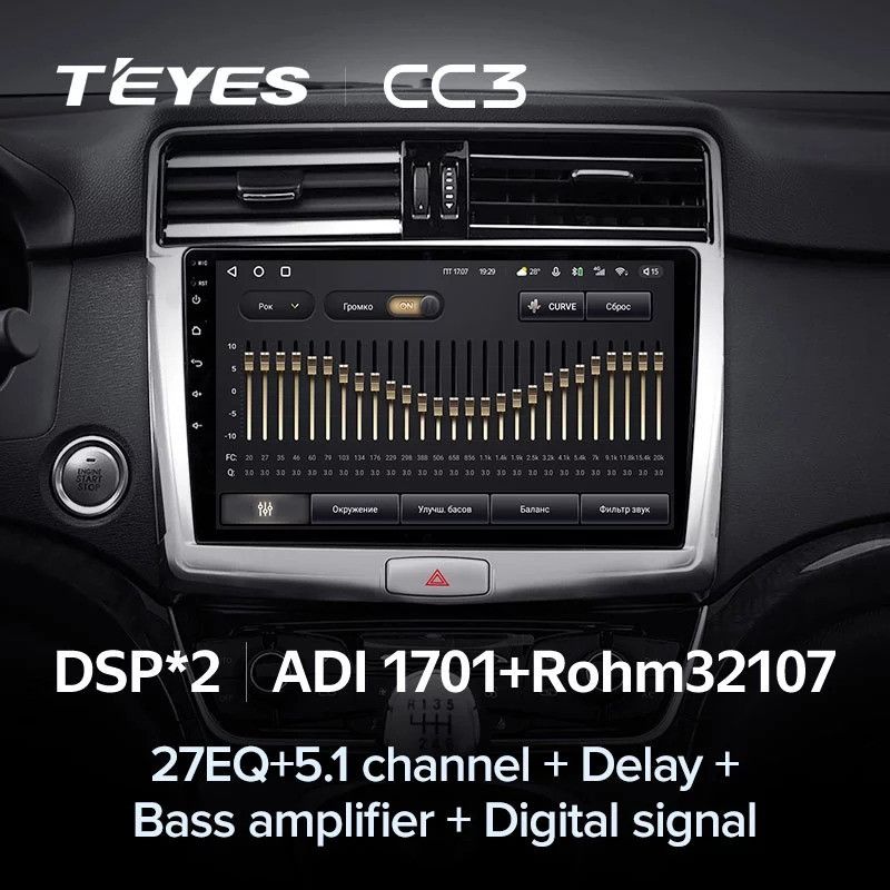 Штатная магнитола Teyes CC3 4/64 Haval H6 (2016-2018)