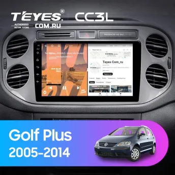 Штатная магнитола Teyes CC3L 4/64 Volkswagen Golf Plus (2005-2014) (серая) F2