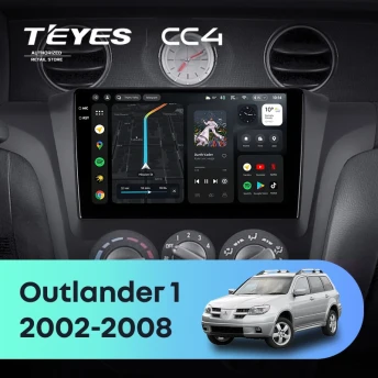 Штатная магнитола Teyes CC4 6/64 Mitsubishi Outlander 1 (2002-2008) F1