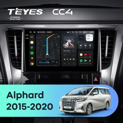 Штатная магнитола Teyes CC4 6/64 Toyota Alphard H30 (2015-2020)