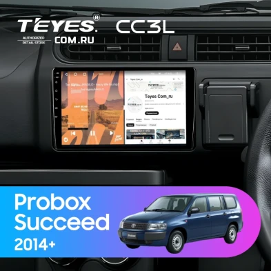 Штатная магнитола Teyes CC3L 4/64 Toyota Probox (2014-)