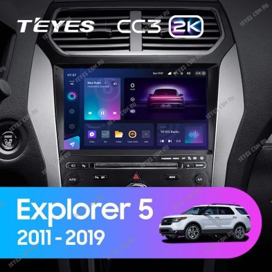Штатная магнитола Teyes CC3 2K 6/128 Ford Explorer 5 (2011-2019) Тип-B