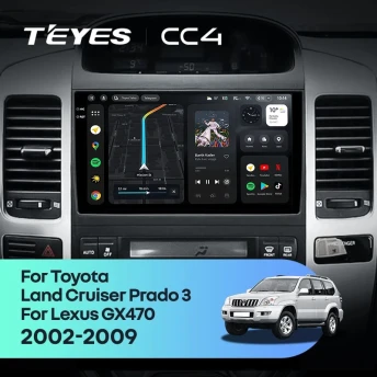 Штатная магнитола Teyes CC4 6/64 Toyota Land Cruiser Prado 120 (2002-2009) F3