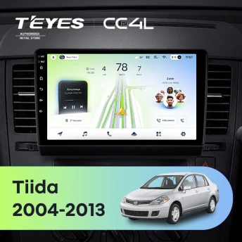 Штатная магнитола Teyes CC4L 6/64 Nissan Tiida C11 (2004-2013) F2