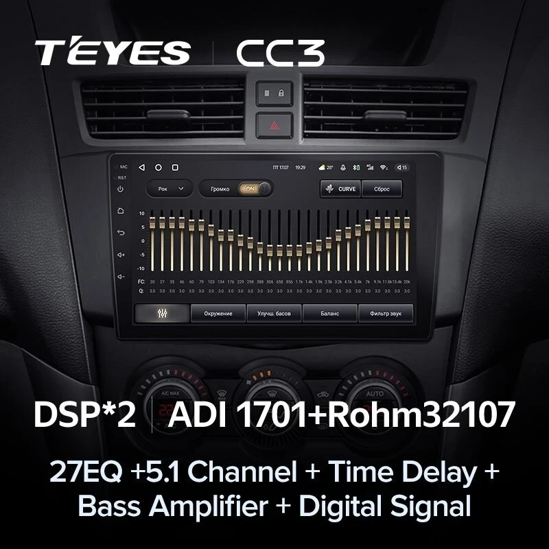 Штатная магнитола Teyes CC3 4/32 Mazda BT-50 (2011-2020) F1