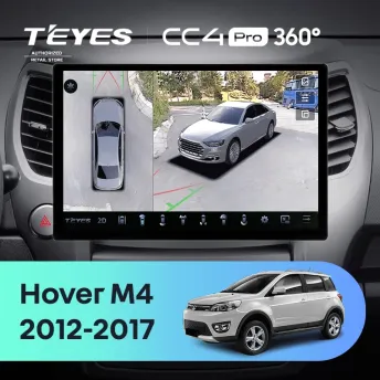 Штатная магнитола Teyes CC4 Pro 360 12/256 Great Wall Hover M4 (2012-2017) (13")