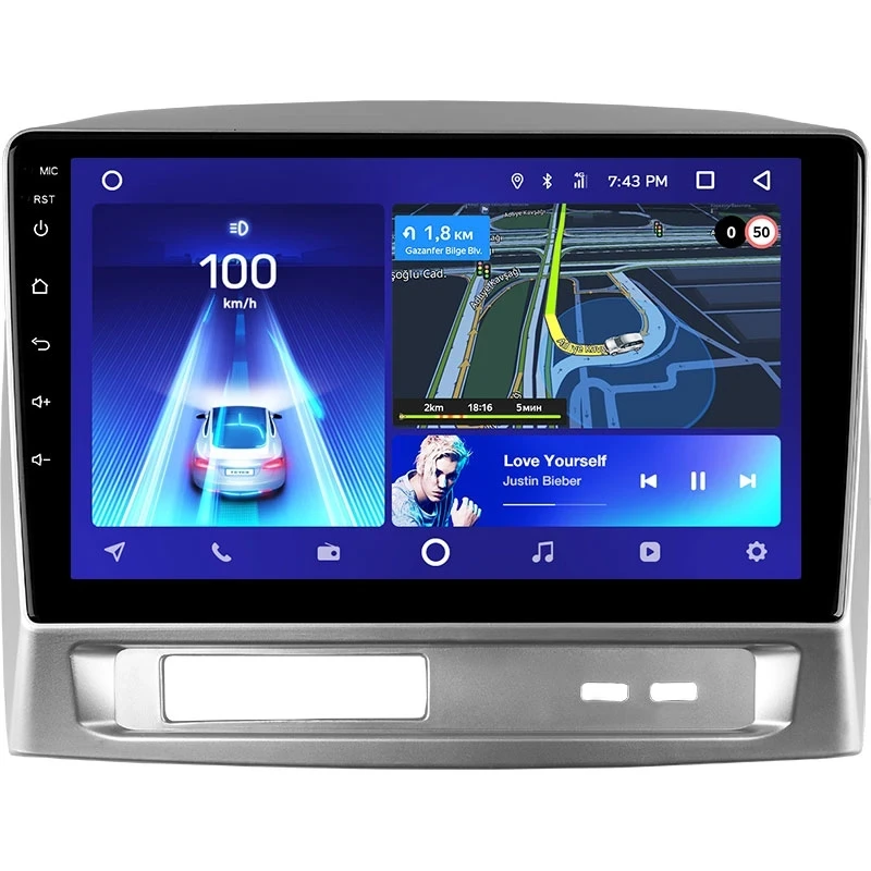 Переходная рамка Geely MK 1 (2006-2013) (9")