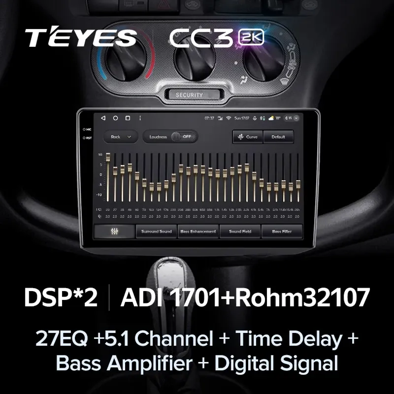 Штатная магнитола Teyes CC3 2K 4/32 Toyota Yaris (1999-2005) F1