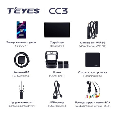 Штатная магнитола Teyes CC3 4/32 Nissan Teana J31 (2003-2008) F2