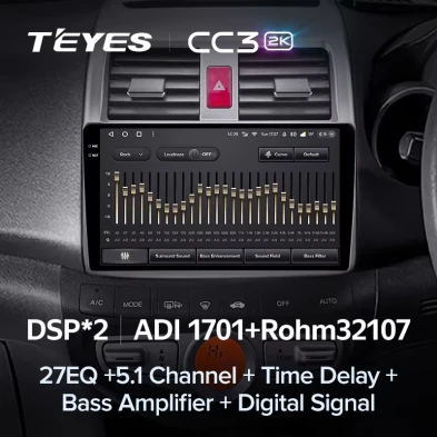 Штатная магнитола Teyes CC3 2K 4/64 Honda Airwave GJ (2005-2010) Правый руль