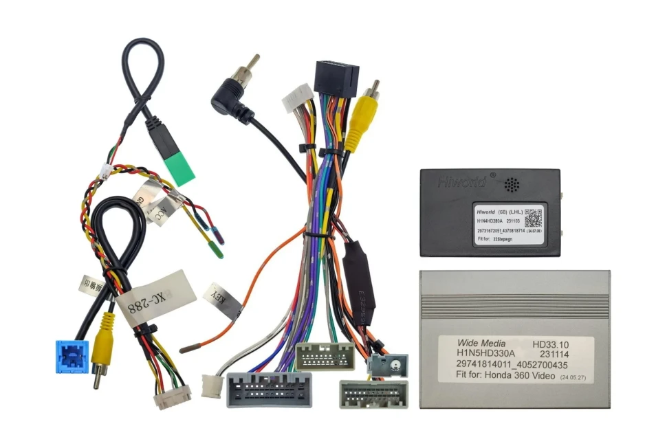 Проводка питания для Honda Stepwgn 2022+ Правый руль (для авто с 360) для подключения Android ГУ