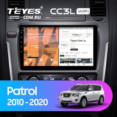 Штатная магнитола Teyes CC3L WiFi 2/32 Nissan Patrol Y62 (2010-2020) F2