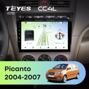Штатная магнитола Teyes CC4L 6/64 Kia Picanto SA Morning (2004-2007)