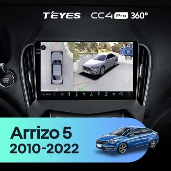 Штатная магнитола Teyes CC4 Pro 360 12/256 Chery Arrizo 5 (2010-2022)