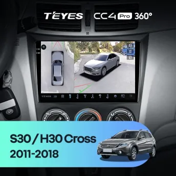 Штатная магнитола Teyes CC4 Pro 360 8/128 Dongfeng S30 H30 Cross (2011-2018)