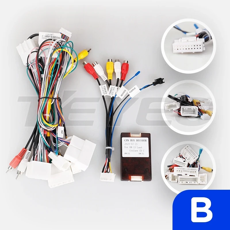 Переходная рамка Toyota Land Cruiser 200 (2007-2015) F2 Тип-B (9")