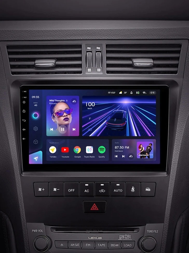 Штатная магнитола Teyes CC3 4/32 Lexus GS300 350 400 430 450h 460 (2004-2011)