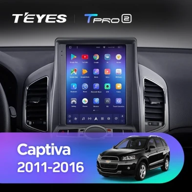 Штатная магнитола Tesla style Teyes TPRO 2 3/32 Chevrolet Captiva (2011-2016)