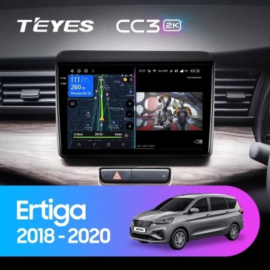 Штатная магнитола Teyes CC3 2K 360 6/128 Suzuki Ertiga (2018-2020)