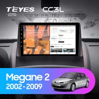 Штатная магнитола Teyes CC3L 4/64 Renault Megane 2 (2002-2009)
