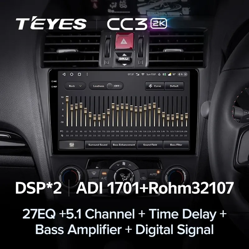 Штатная магнитола Teyes CC3 2K 6/128 Subaru Levorg (2014-2020) F2