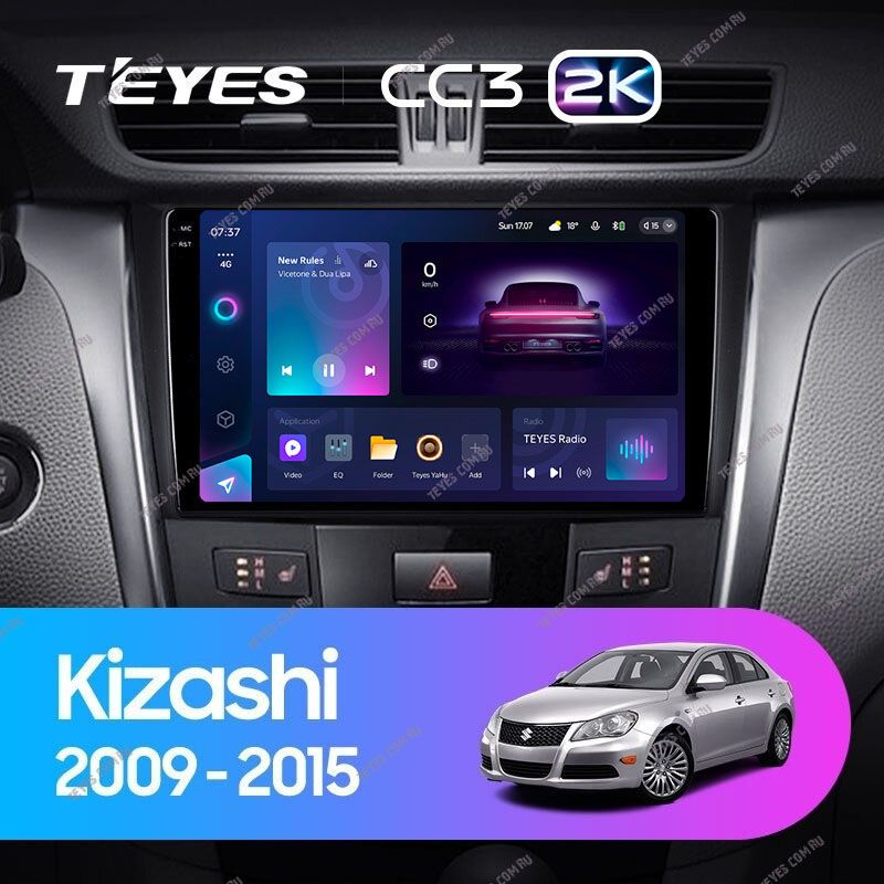 Штатная магнитола Teyes CC3 2K 6/128 Suzuki Kizashi (2009-2015)