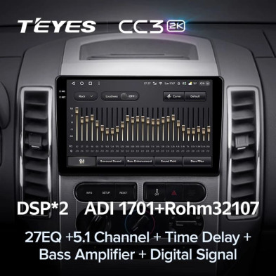 Штатная магнитола Teyes CC3 2K 4/64 Ford Edge 1 U387 (2006-2010)