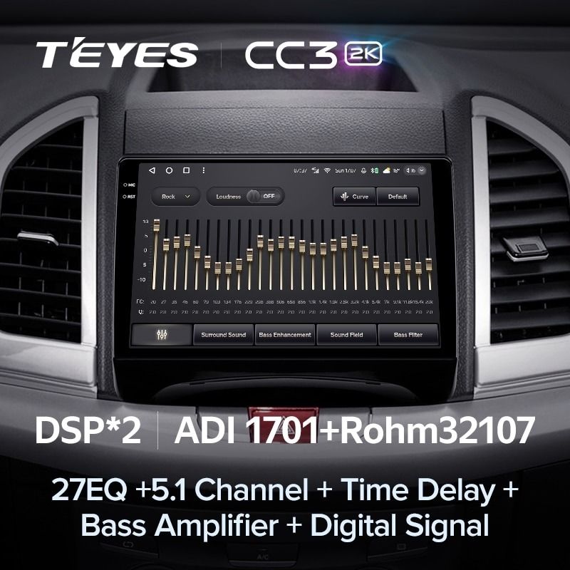 Штатная магнитола Teyes CC3 2K 360 6/128 JAC Refine S3 (2016-2019)