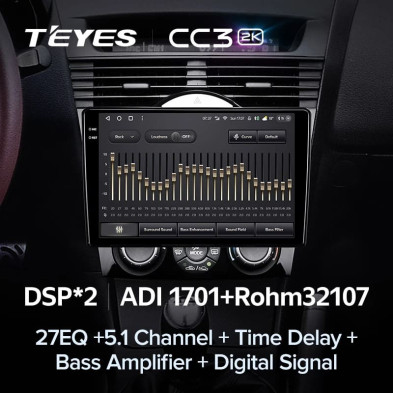 Штатная магнитола Teyes CC3 2K 4/32 Mazda RX-8 SE (2003-2008)