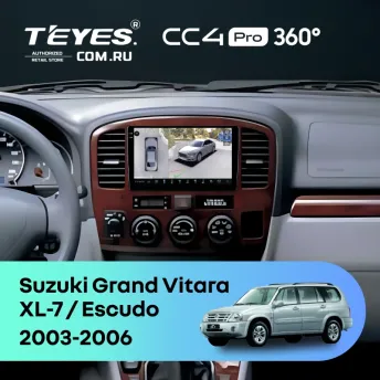 Штатная магнитола Teyes CC4 Pro 360 12/256 Suzuki Escudo (2003-2006)