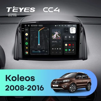Штатная магнитола Teyes CC4 6/64 Renault Koleos (2008-2016) Тип-A