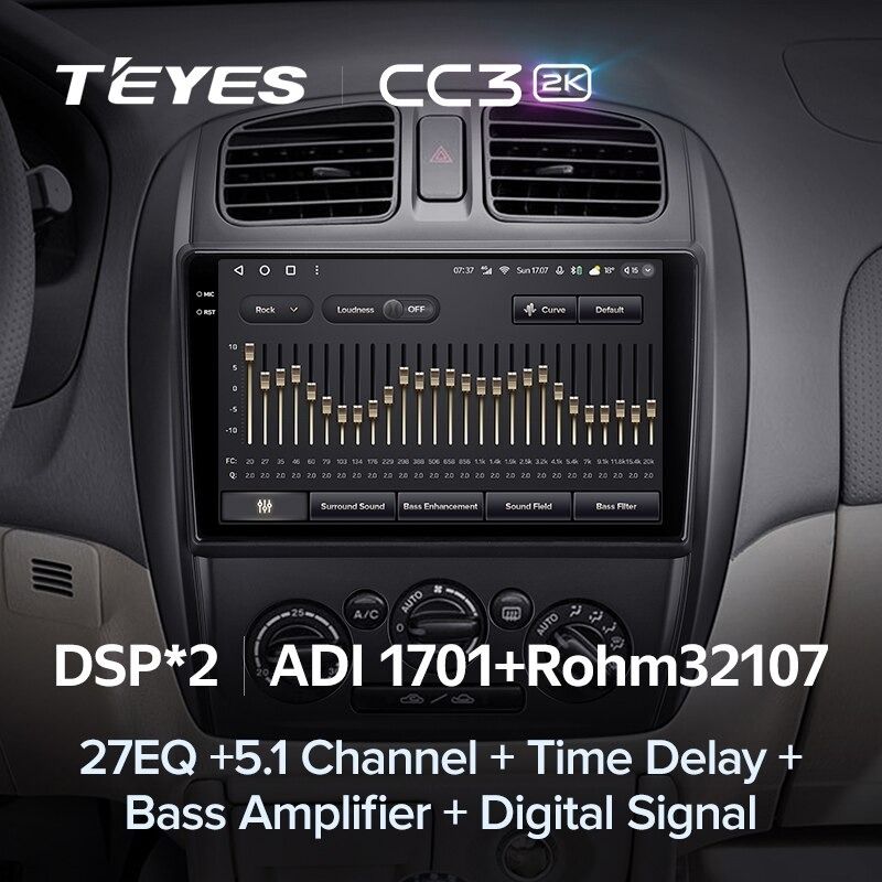 Штатная магнитола Teyes CC3 2K 4/32 Mazda 323 BJ (2000-2003)