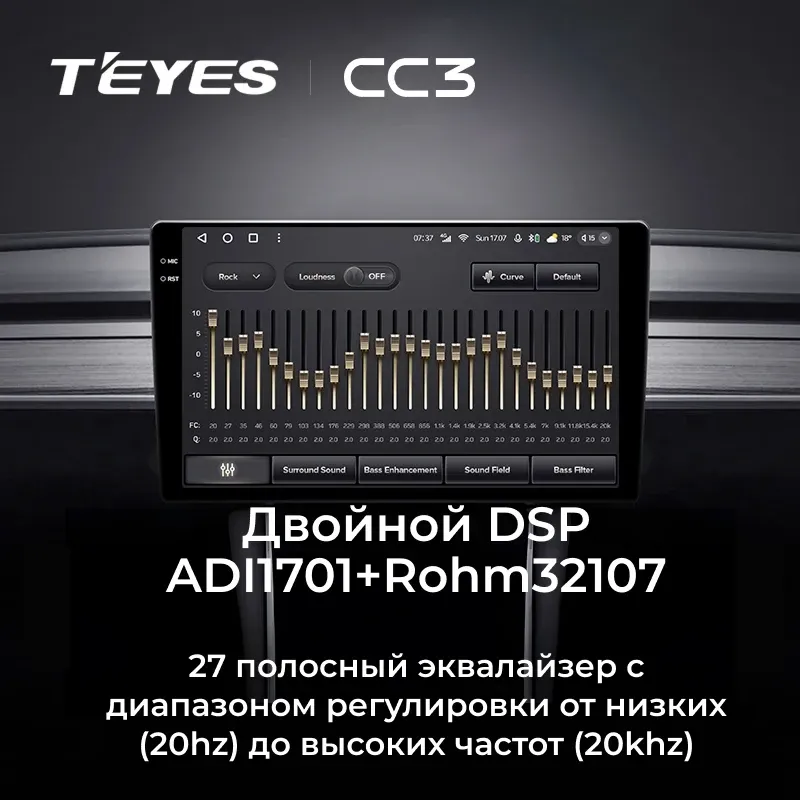 Штатная магнитола Teyes CC3 4/32 Chevrolet Captiva (2018-2019) Тип-B (0din)