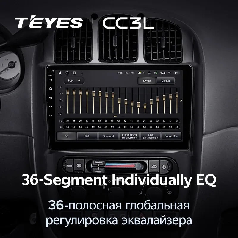 Штатная магнитола Teyes CC3L 4/32 Chrysler Town &amp; Country 4 RS (2000-2007) Тип-A