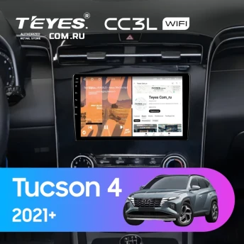Штатная магнитола Teyes CC3L WiFi 2/32 Hyundai Tucson 4 (2021-) (кондиционер)