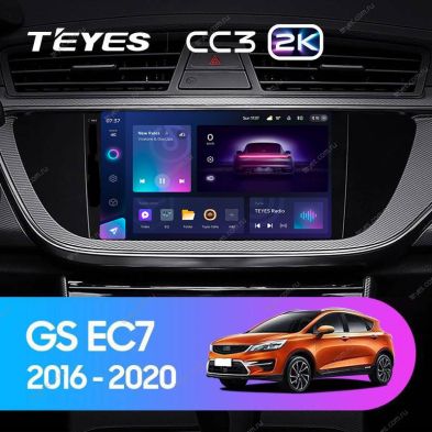 Штатная магнитола Teyes CC3 2K 360 6/128 Geely Emgrand EC7 (2016-2020) F1