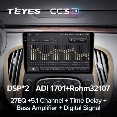 Штатная магнитола Teyes CC3 2K 4/32 Buick Lacrosse (2009-2013)