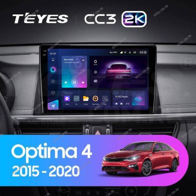 Штатная магнитола Teyes CC3 2K 6/128 Kia Optima 4 JF (2015-2020) Тип-B