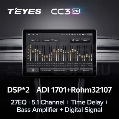 Штатная магнитола Teyes CC3 2K 4/64 Honda Stepwgn 5 (2015-2021) Правый руль (11")