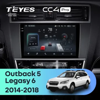 Штатная магнитола Teyes CC4 Pro 12/256 Subaru Outback 5 (2014-2018)