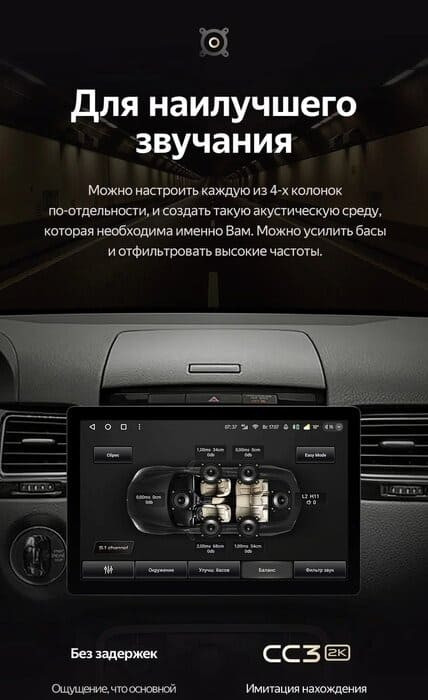 Штатная магнитола Teyes CC3 2K 4/64 Volkswagen Touareg FL NF (2010-2018) Тип-B (13")