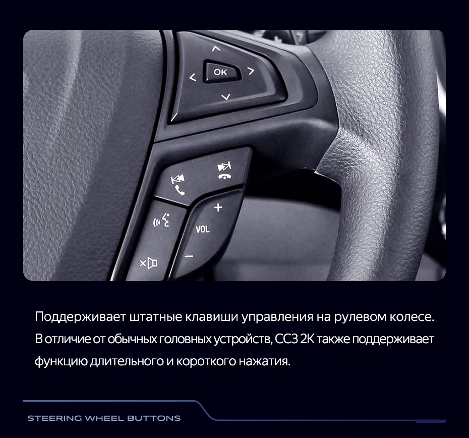 Штатная магнитола Teyes CC3 2K 360 6/128 Ford Edge 2 (2015-2018) F1